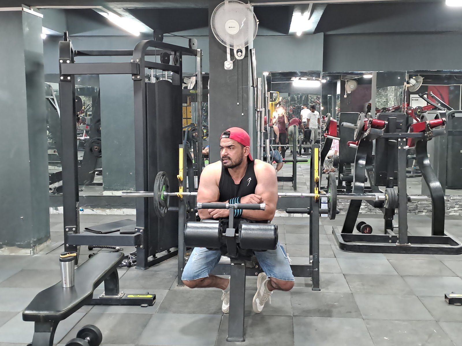 Member training at Fitness Station Gym